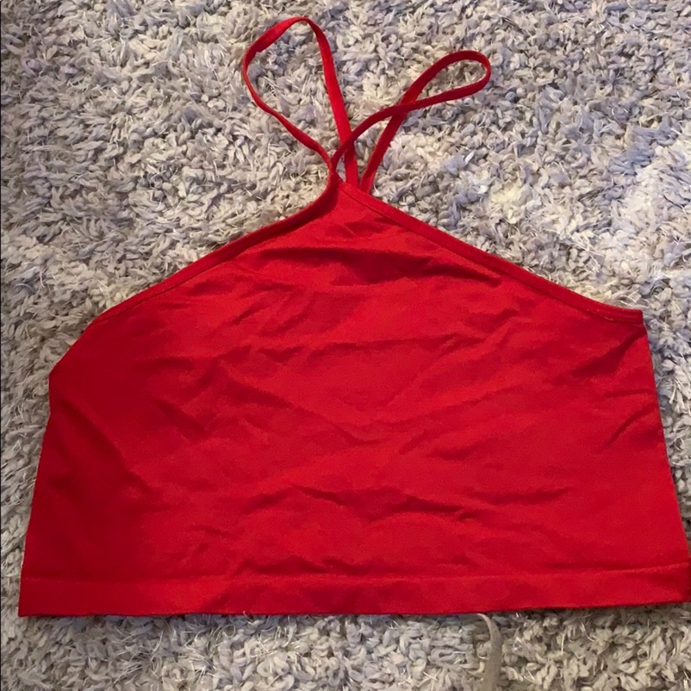 Red Seamless tank